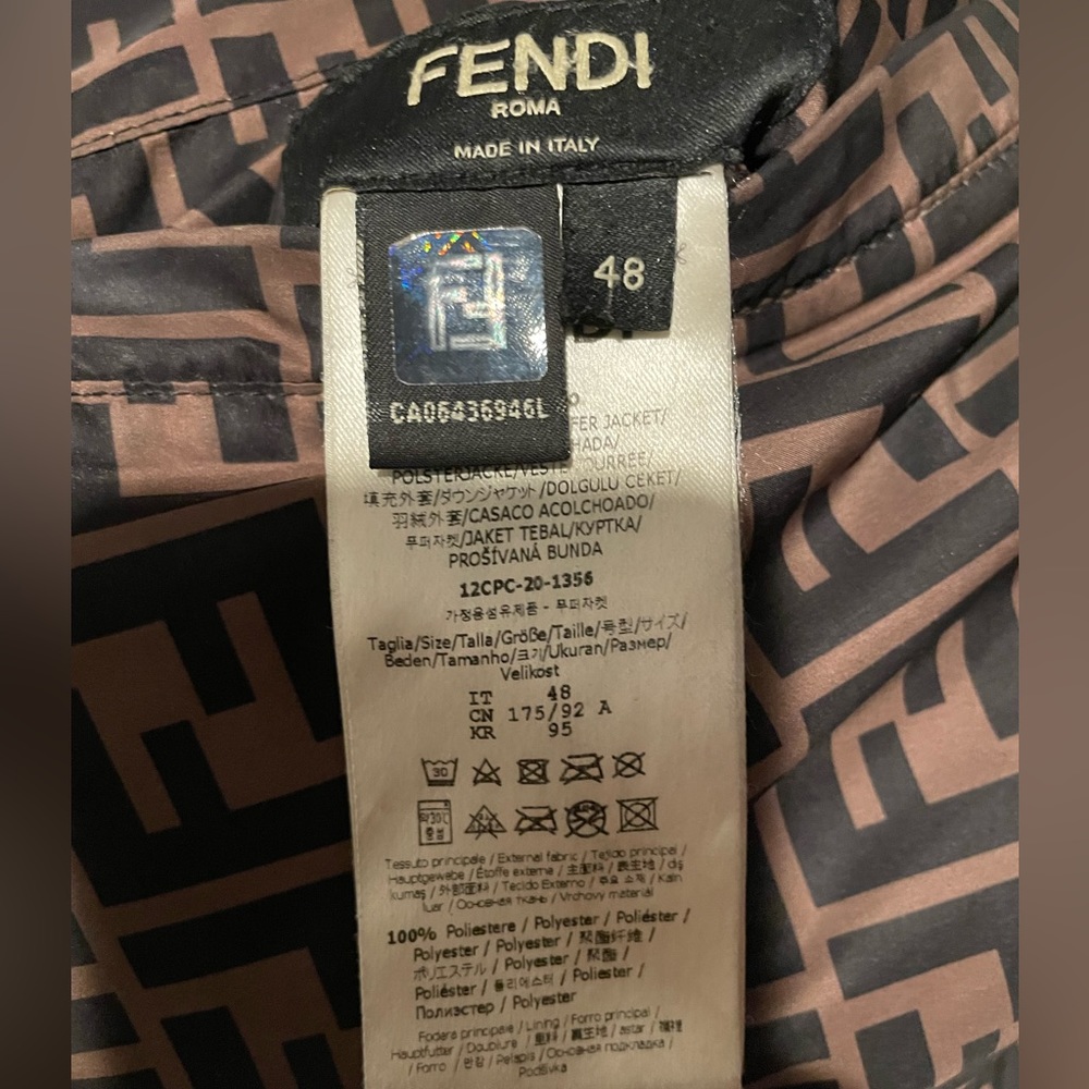 Brown Nylon Down Jacket - image 3